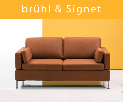 Sofas von brühl und Signet