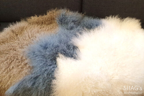 SHAGs Wohnstudio München Decken Wohnen Geschenkartikel ClickandCollect CallandCollect Felle curly beige blau weiß