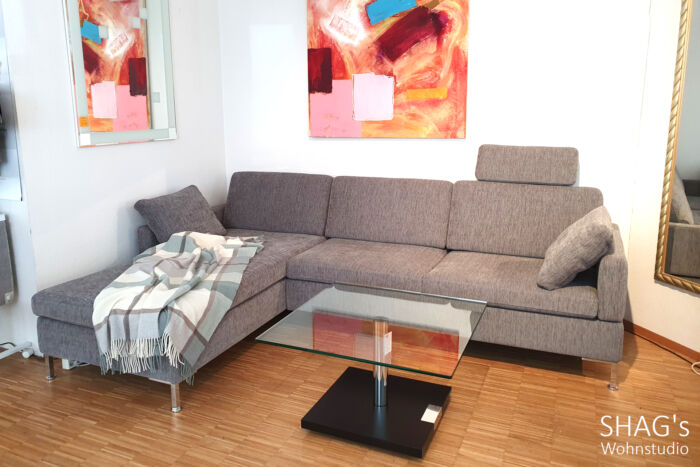 SHAGs Wohnstudio München Schwabing brühl alba Ecksofa recamiere relax entspannen liegen abklappbare Armlehnen abnehmbare Kopfstütze verstellbare Sitztiefen höhenverstellbar