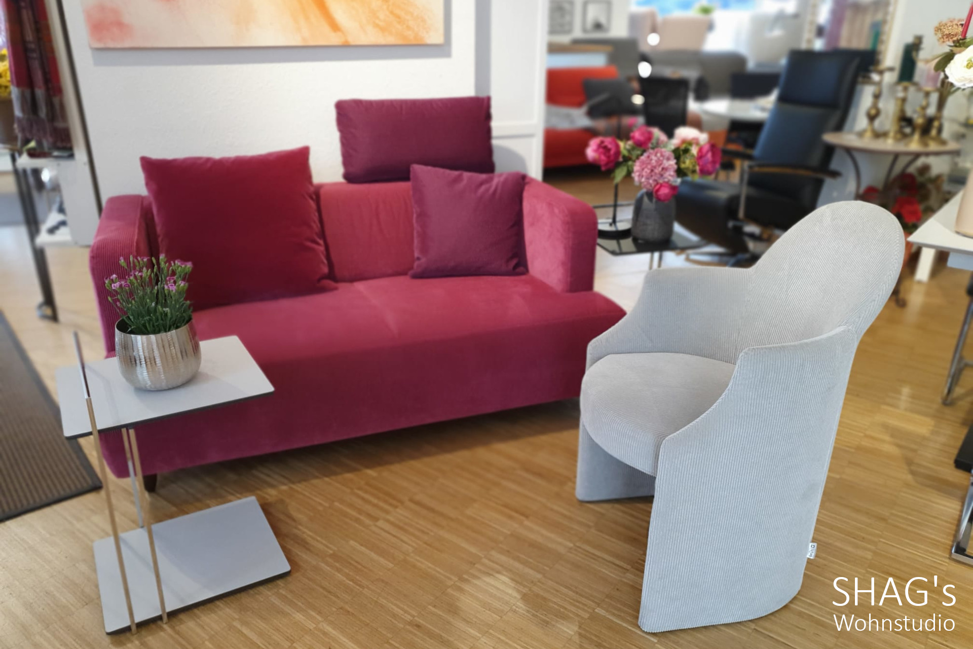 SHAGs Wohnstudio München Münchner Freiheit Schwabing aoyama Sessel Couchen Eckgruppen Longchair