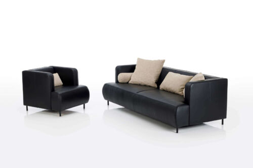 SHAG's Wohnstudio Schlafsofas Eckgruppen Sessel Einrichtung brühl aoyama Sessel schwarz Leder